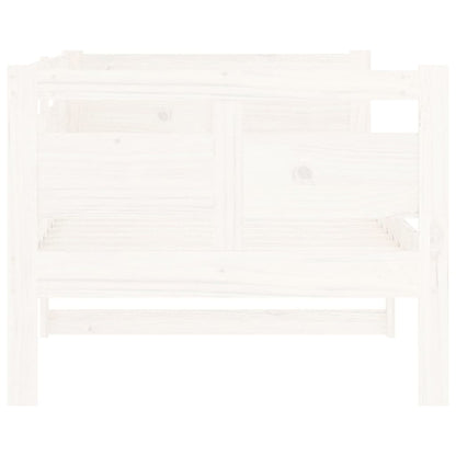 Slaapbank Massief Grenenhout Wit 80X200 Cm 80 x 200 cm