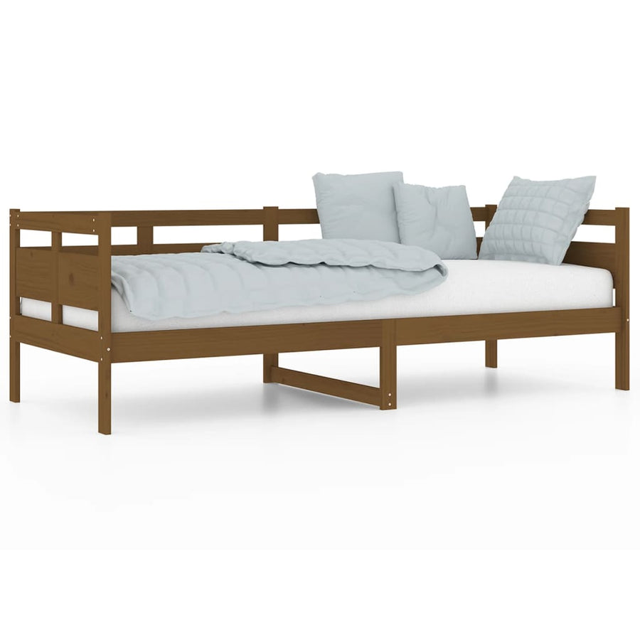 Slaapbank Massief Grenenhout Honingbruin 80X200 Cm