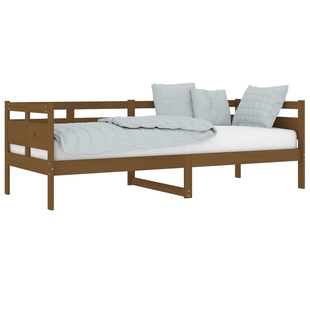 Slaapbank Massief Grenenhout Honingbruin 80X200 Cm