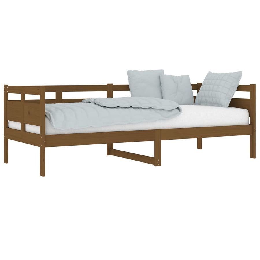 Slaapbank Massief Grenenhout Honingbruin 80X200 Cm