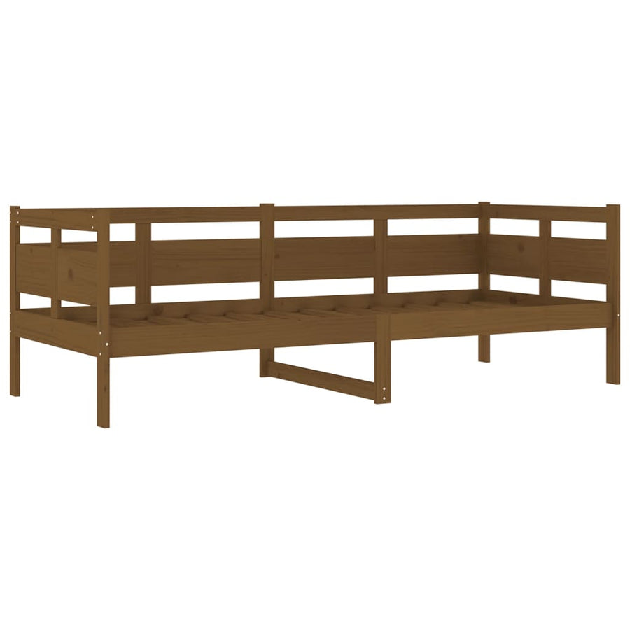 Slaapbank Massief Grenenhout Honingbruin 80X200 Cm