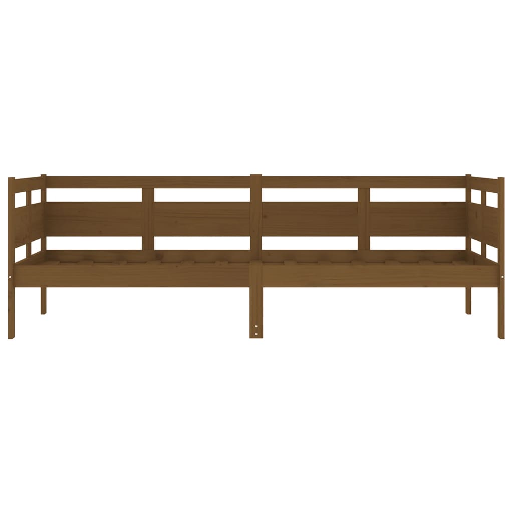 Slaapbank Massief Grenenhout Honingbruin 80X200 Cm