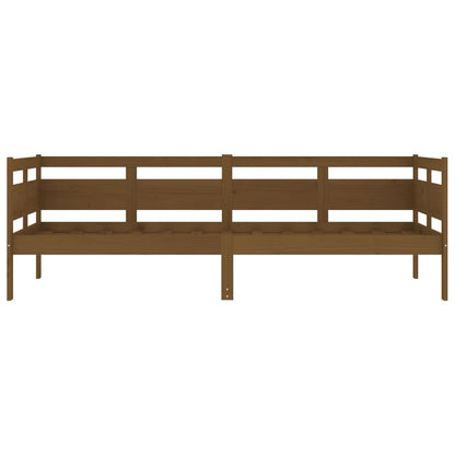 Slaapbank Massief Grenenhout Honingbruin 80X200 Cm