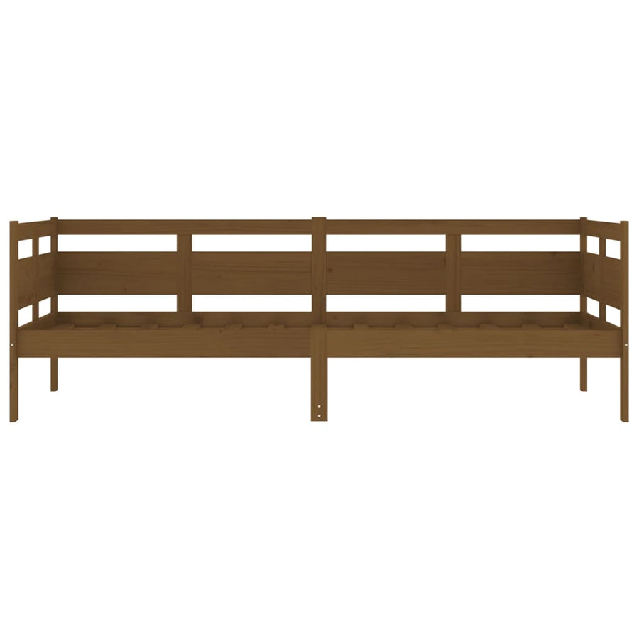 Slaapbank Massief Grenenhout Honingbruin 80X200 Cm