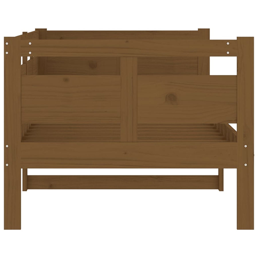 Slaapbank Massief Grenenhout Honingbruin 80X200 Cm