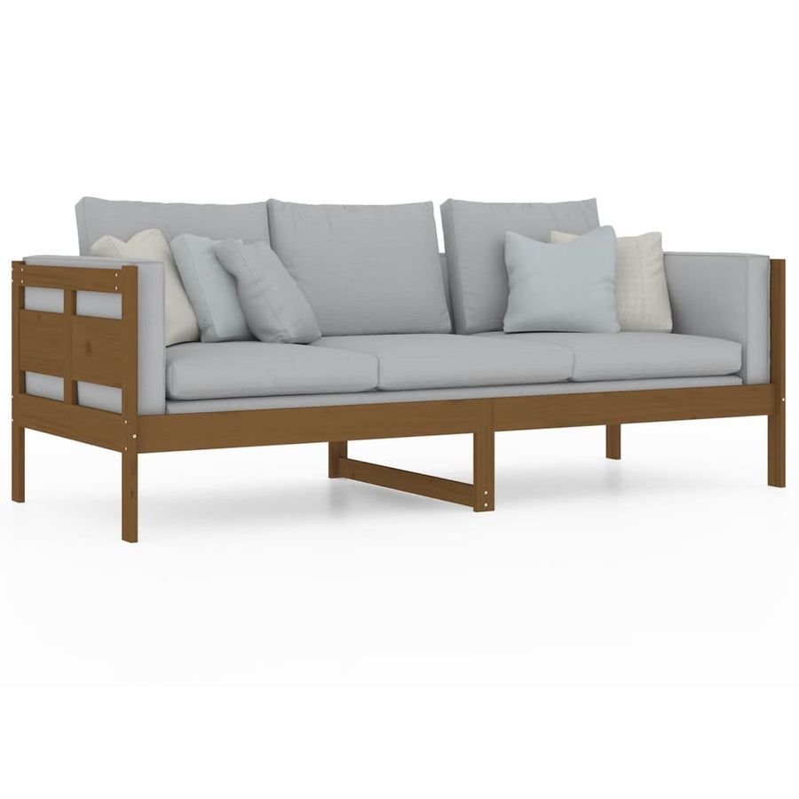 Slaapbank Massief Grenenhout Honingbruin 80X200 Cm