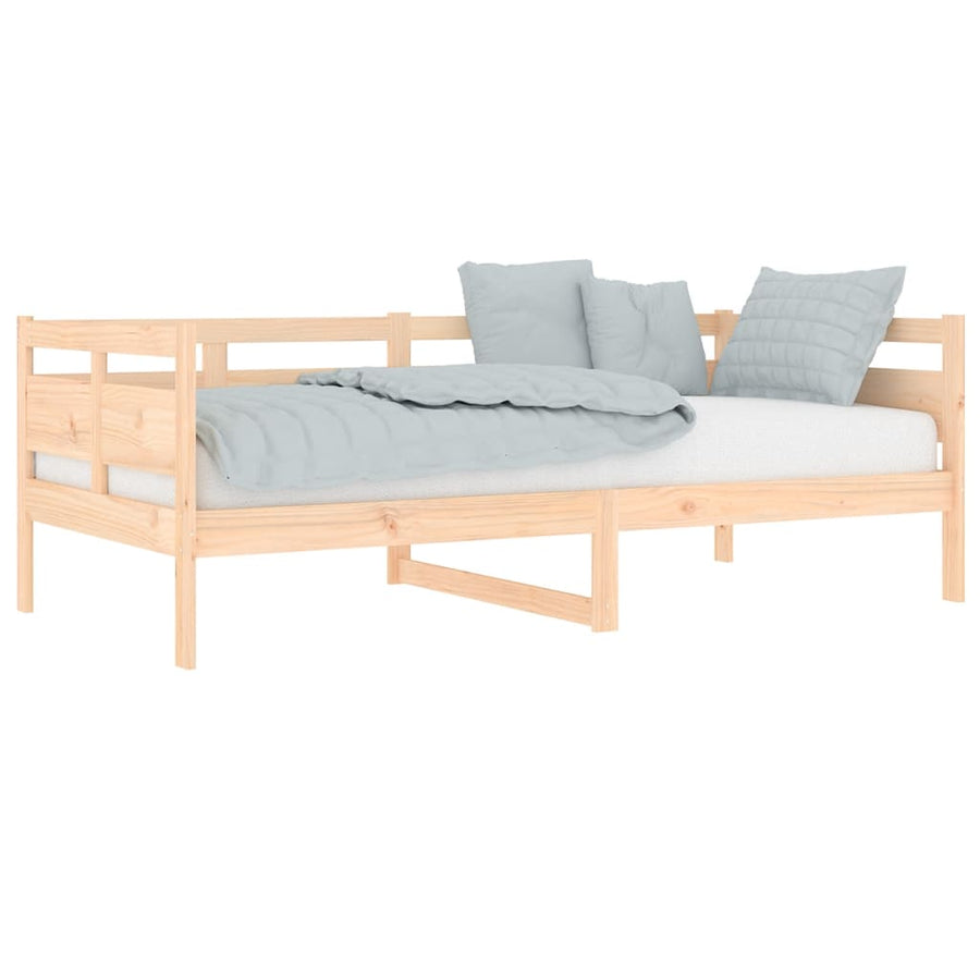 Slaapbank Massief Grenenhout 90X190 Cm 90 x 190 cm Naturel
