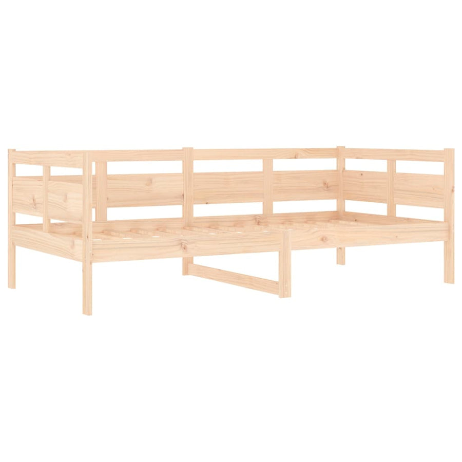 Slaapbank Massief Grenenhout 90X190 Cm 90 x 190 cm Naturel