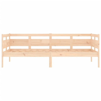 Slaapbank Massief Grenenhout 90X190 Cm 90 x 190 cm Naturel