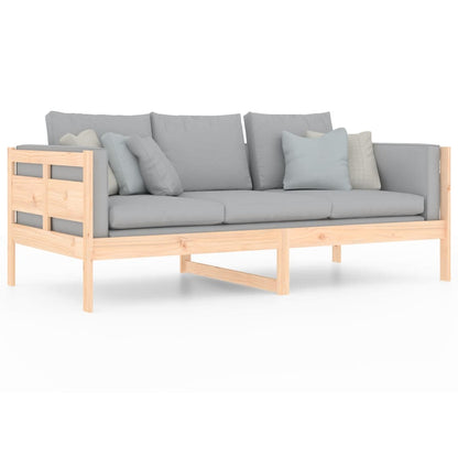 Slaapbank Massief Grenenhout 90X190 Cm 90 x 190 cm Naturel