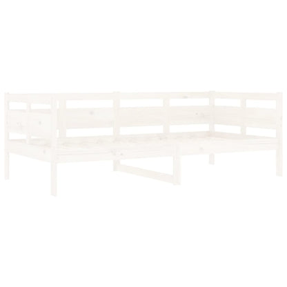 Slaapbank Massief Grenenhout Wit 90X190 Cm
