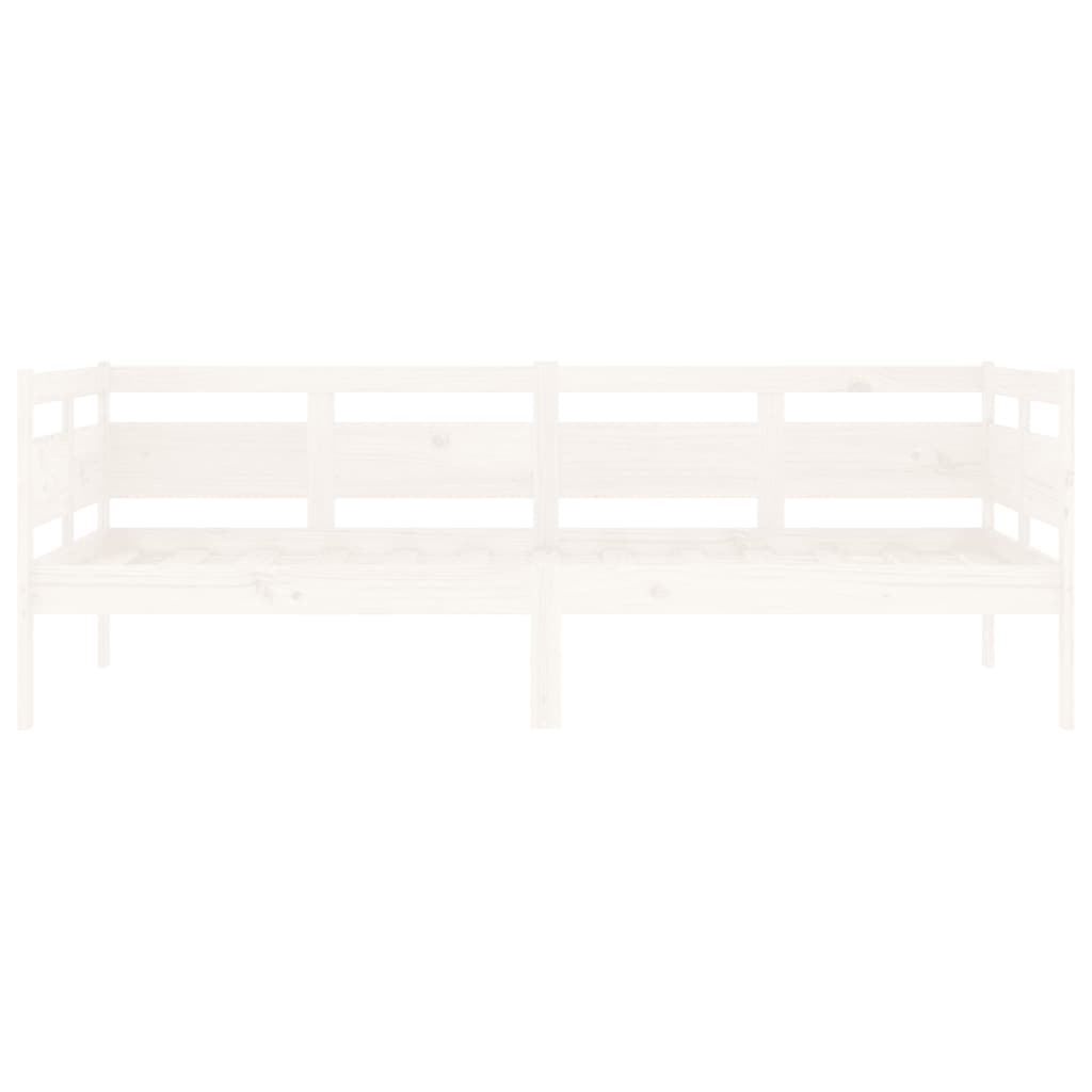Slaapbank Massief Grenenhout Wit 90X190 Cm