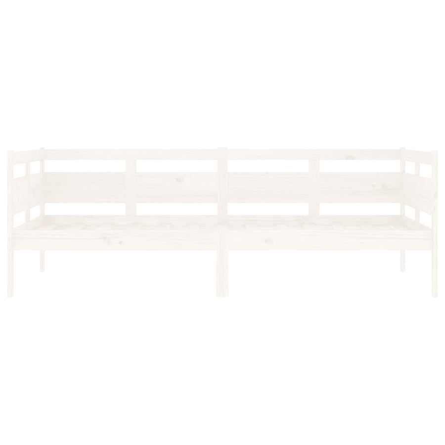 Slaapbank Massief Grenenhout Wit 90X190 Cm