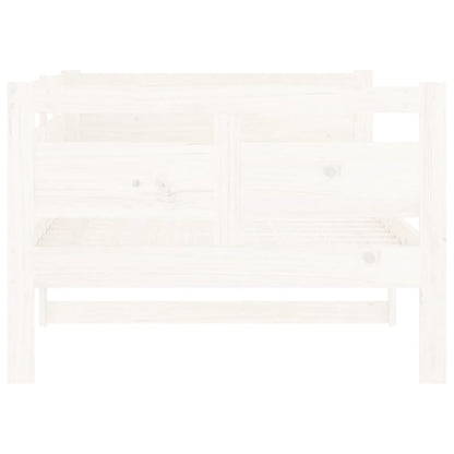 Slaapbank Massief Grenenhout Wit 90X190 Cm