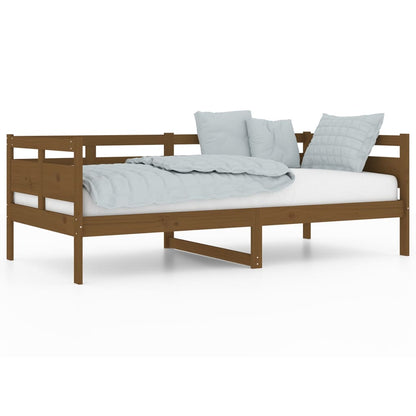 Slaapbank Massief Grenenhout Honingbruin 90X190 Cm