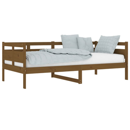 Slaapbank Massief Grenenhout Honingbruin 90X190 Cm