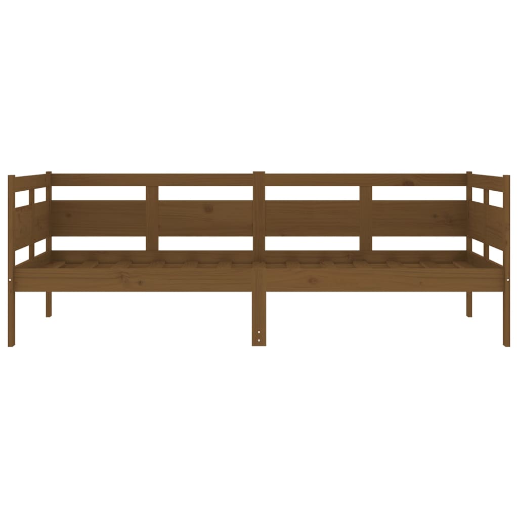 Slaapbank Massief Grenenhout Honingbruin 90X190 Cm