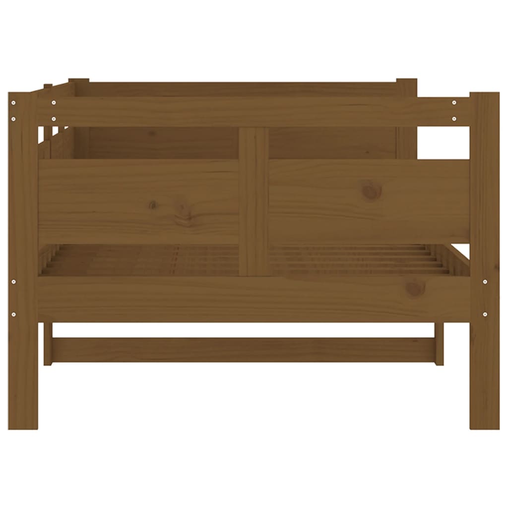 Slaapbank Massief Grenenhout Honingbruin 90X190 Cm