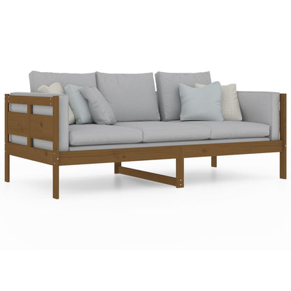 Slaapbank Massief Grenenhout Honingbruin 90X190 Cm