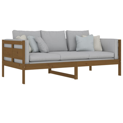 Slaapbank Massief Grenenhout Honingbruin 90X190 Cm