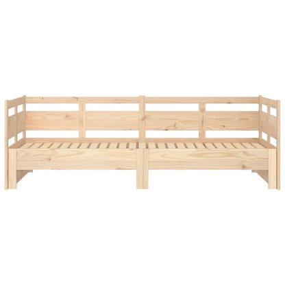 Slaapbank Uitschuifbaar Massief Grenenhout 2X(90X200) Cm