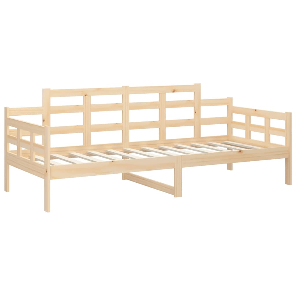 Slaapbank 90X200 Cm Massief Grenenhout 90 x 200 cm Naturel