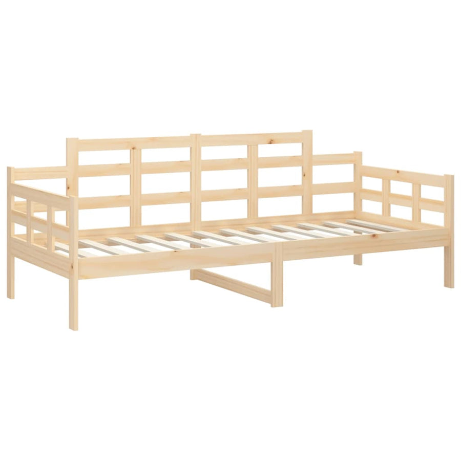 Slaapbank 90X200 Cm Massief Grenenhout 90 x 200 cm Naturel