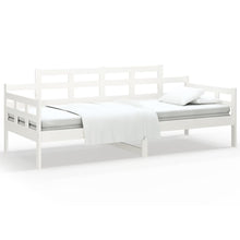 Slaapbank Massief Grenenhout Wit 90X200 Cm 90 x 200 cm