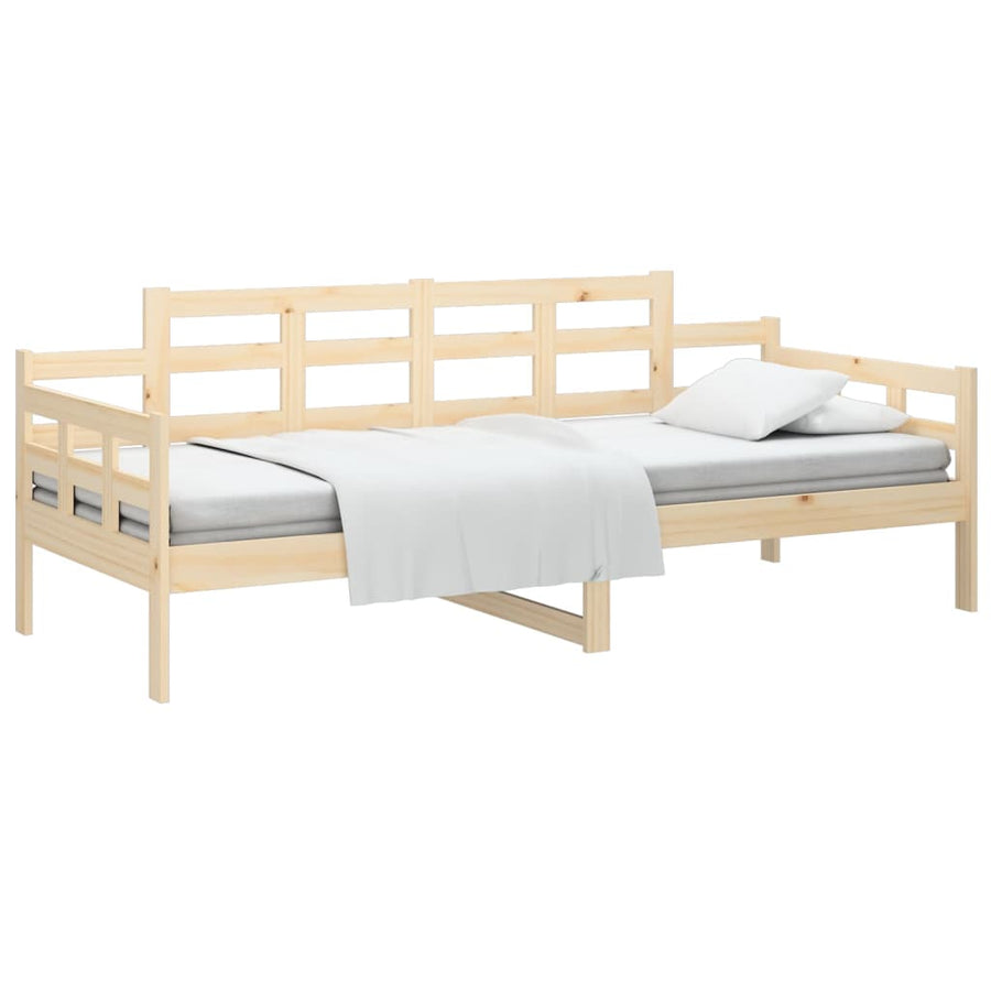 Slaapbank Massief Grenenhout 80X200 Cm 80 x 200 cm Naturel