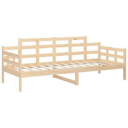 Slaapbank Massief Grenenhout 80X200 Cm 80 x 200 cm Naturel
