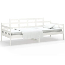 Slaapbank Massief Grenenhout Wit 80X200 Cm 80 x 200 cm