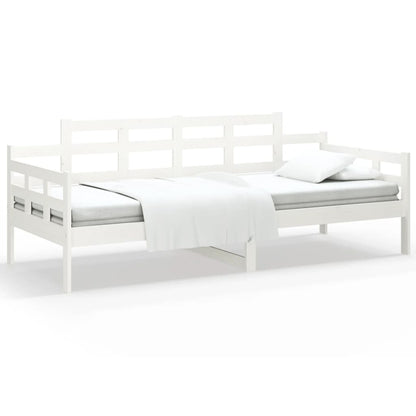 Slaapbank Massief Grenenhout Wit 80X200 Cm 80 x 200 cm