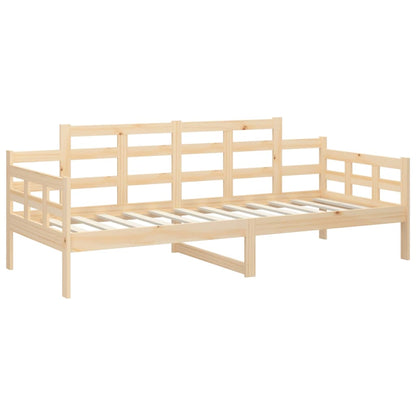 Slaapbank Massief Grenenhout 90X190 Cm 90 x 190 cm Naturel