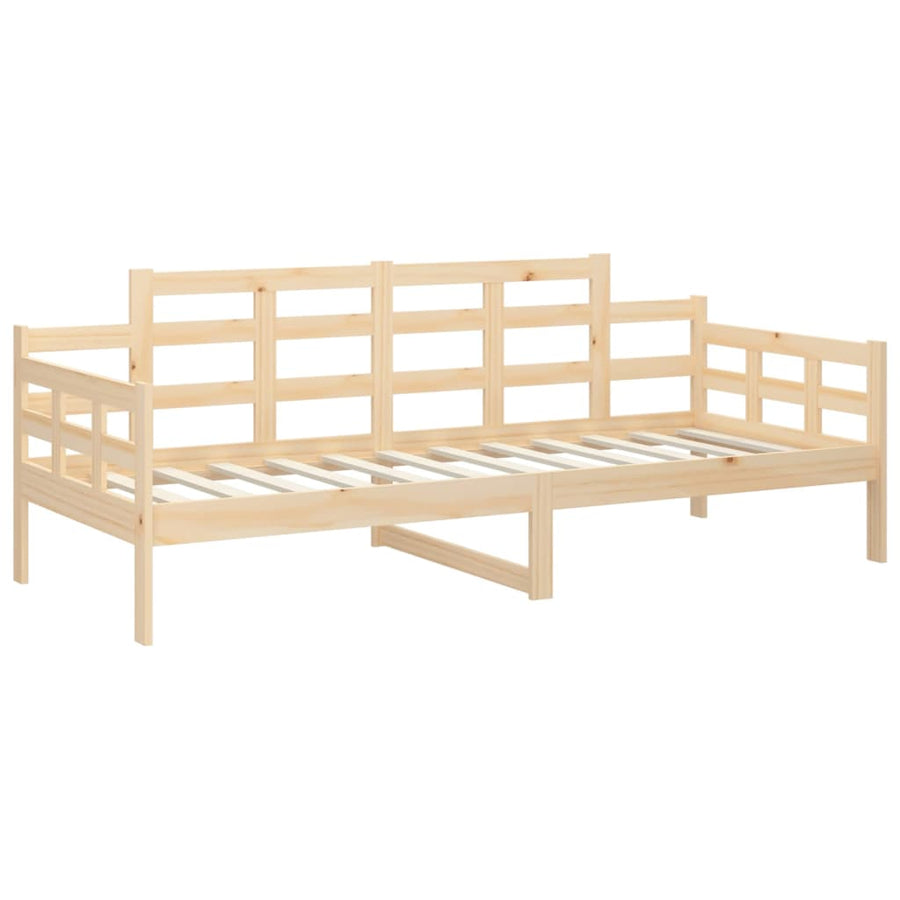 Slaapbank Massief Grenenhout 90X190 Cm 90 x 190 cm Naturel