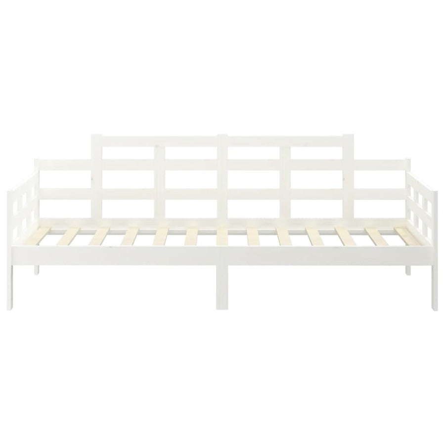 Slaapbank Massief Grenenhout Wit 90X190 Cm 90 x 190 cm
