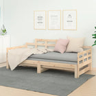 Slaapbank massief grenenhout 2x(80x200) cm