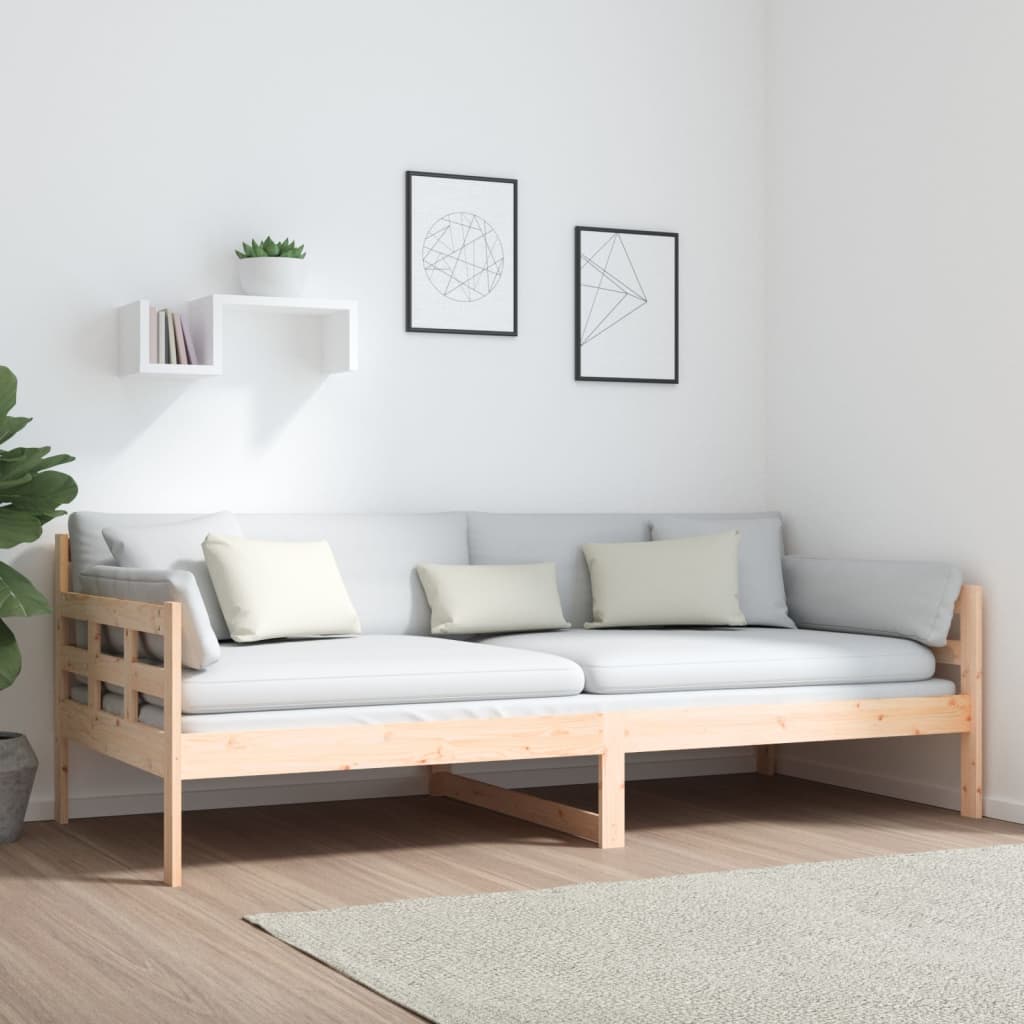 Slaapbank 90X200 Cm Massief Grenenhout