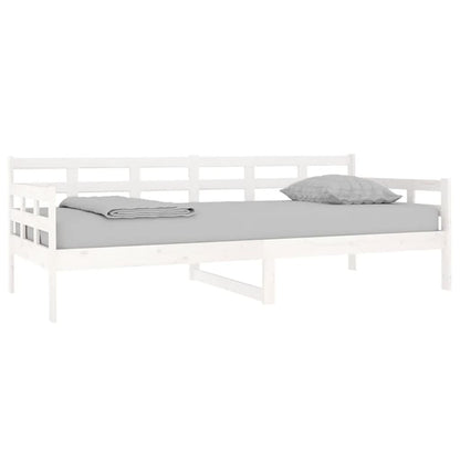 Slaapbank Massief Grenenhout Wit 90X200 Cm
