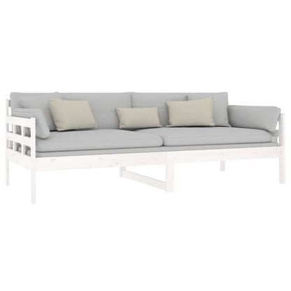 Slaapbank Massief Grenenhout Wit 90X200 Cm