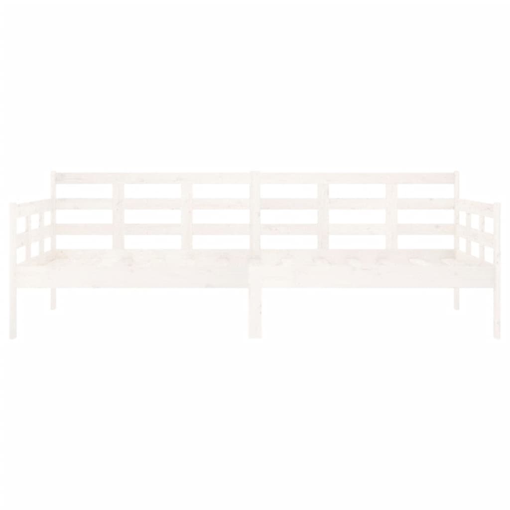 Slaapbank Massief Grenenhout Wit 90X200 Cm