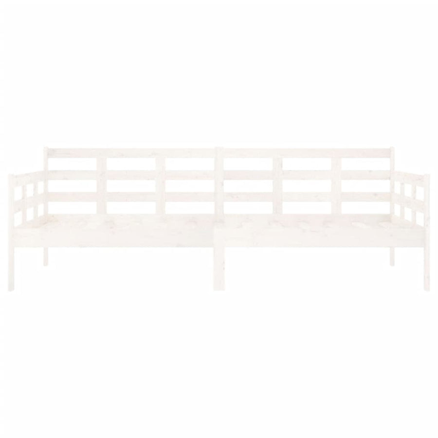 Slaapbank Massief Grenenhout Wit 90X200 Cm