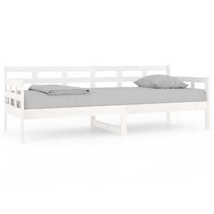 Slaapbank Massief Grenenhout Wit 80X200 Cm