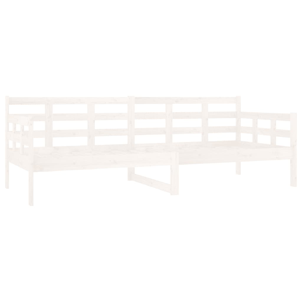 Slaapbank Massief Grenenhout Wit 80X200 Cm