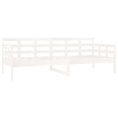 Slaapbank Massief Grenenhout Wit 80X200 Cm
