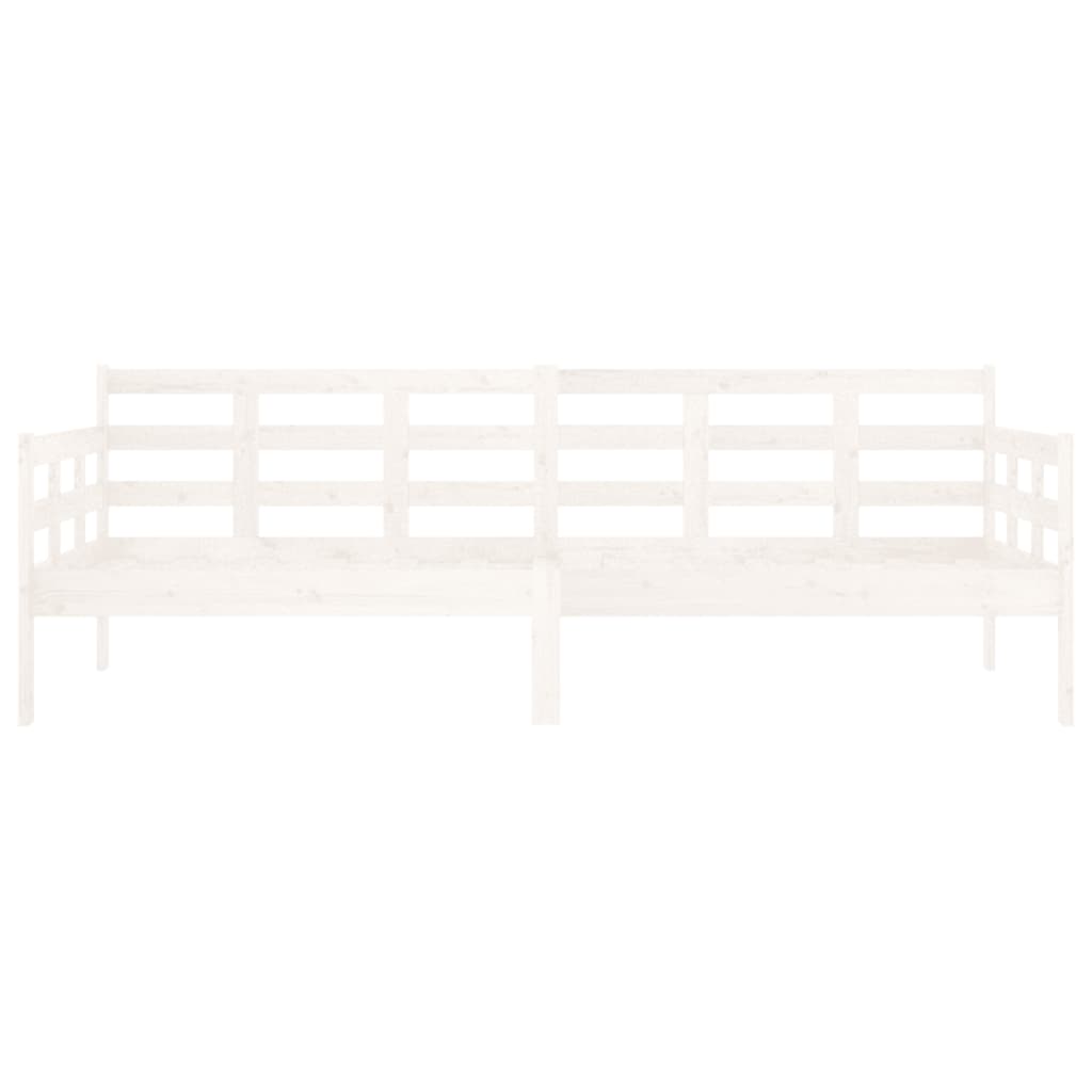 Slaapbank Massief Grenenhout Wit 80X200 Cm