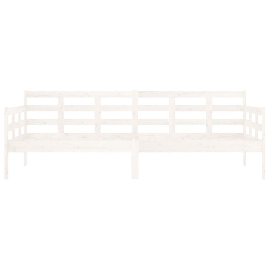 Slaapbank Massief Grenenhout Wit 80X200 Cm
