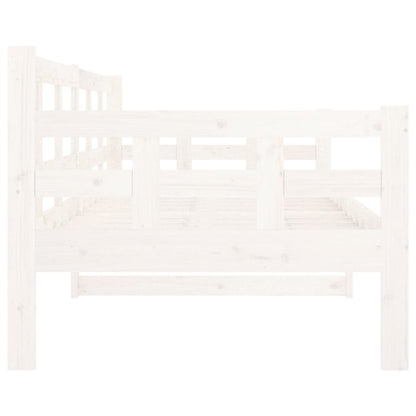 Slaapbank Massief Grenenhout Wit 80X200 Cm