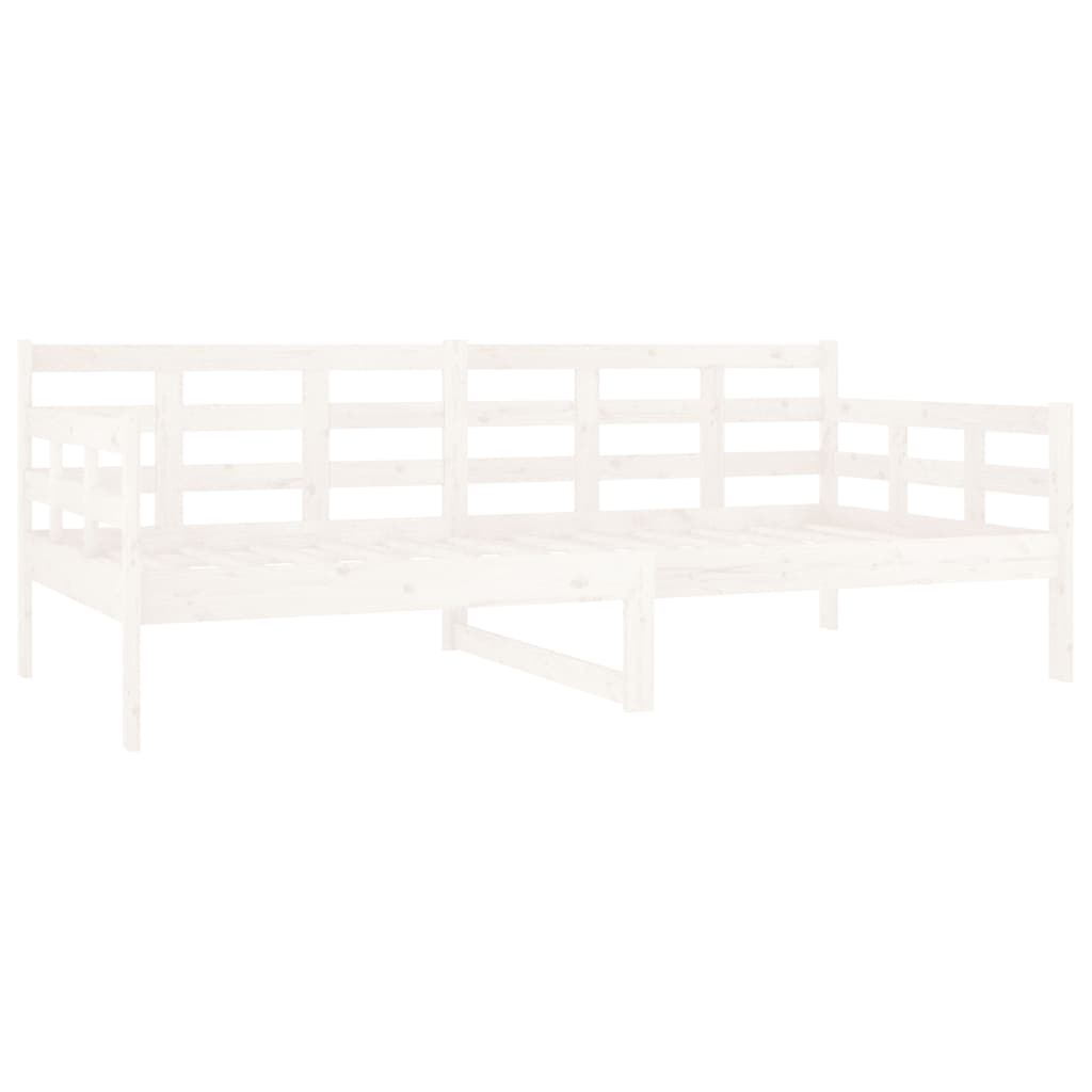 Slaapbank Massief Grenenhout Wit 90X190 Cm