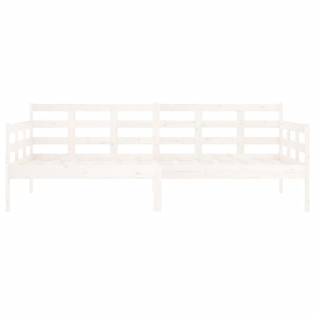 Slaapbank Massief Grenenhout Wit 90X190 Cm