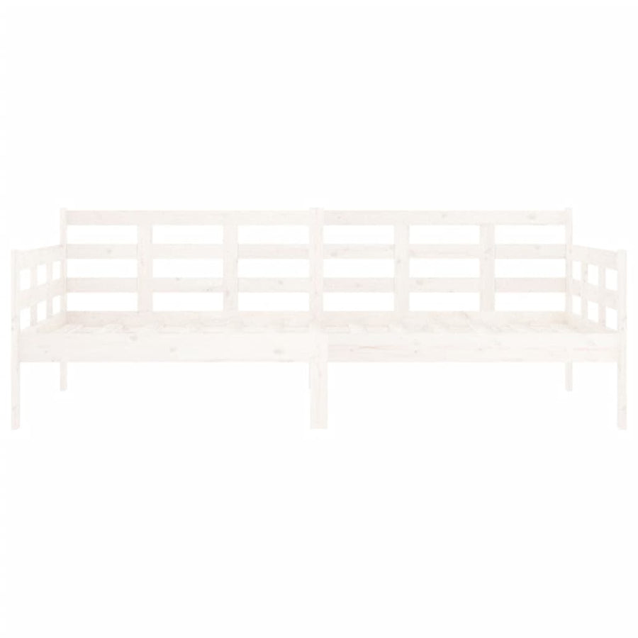 Slaapbank Massief Grenenhout Wit 90X190 Cm